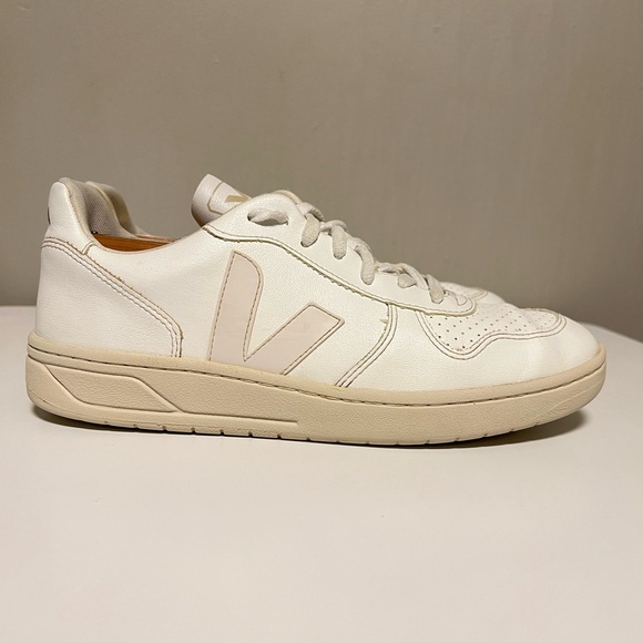 VEJA V-10 CWL SNEAKERS FULL WHITE WOMEN'S US 10 EU 41 - Picture 4 of 14